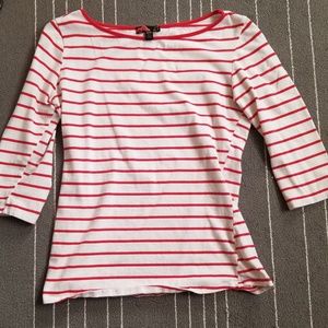 3/4 Sleeve Striped Top